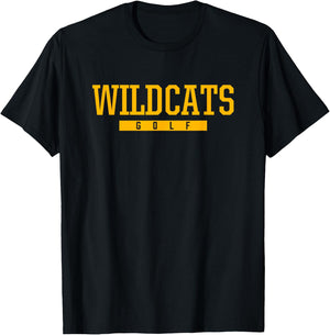 Humboldt Wildcats Golf HS T-Shirt - T-Shirt | Black