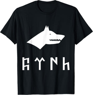 Ottoman Gokturk Turkish Grey Wolf Kokturk Gift T-Shirt - T-Shirt | Black