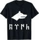 Ottoman Gokturk Turkish Grey Wolf Kokturk Gift T-Shirt - T-Shirt | Black