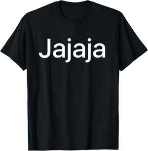 Jajaja Hahaha Funny Laughing in Spanish Mexico Spain Design T-Shirt - T-Shirt | Black