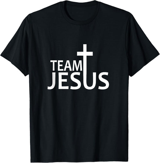 Awesome Team Jesus & Sizes T-Shirt - T-Shirt | Black