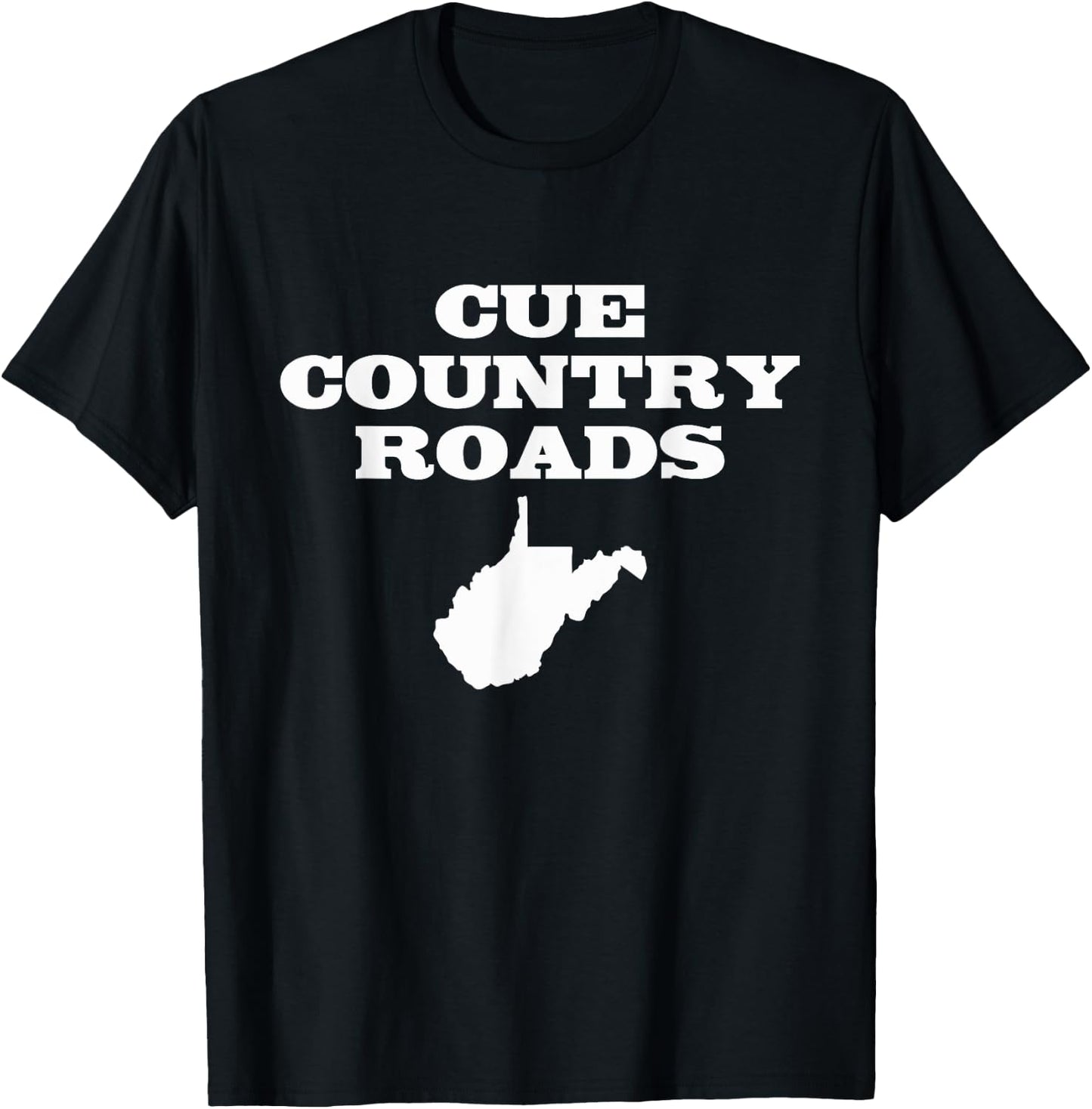 Cue Country Roads T-Shirt - T-Shirt | Black
