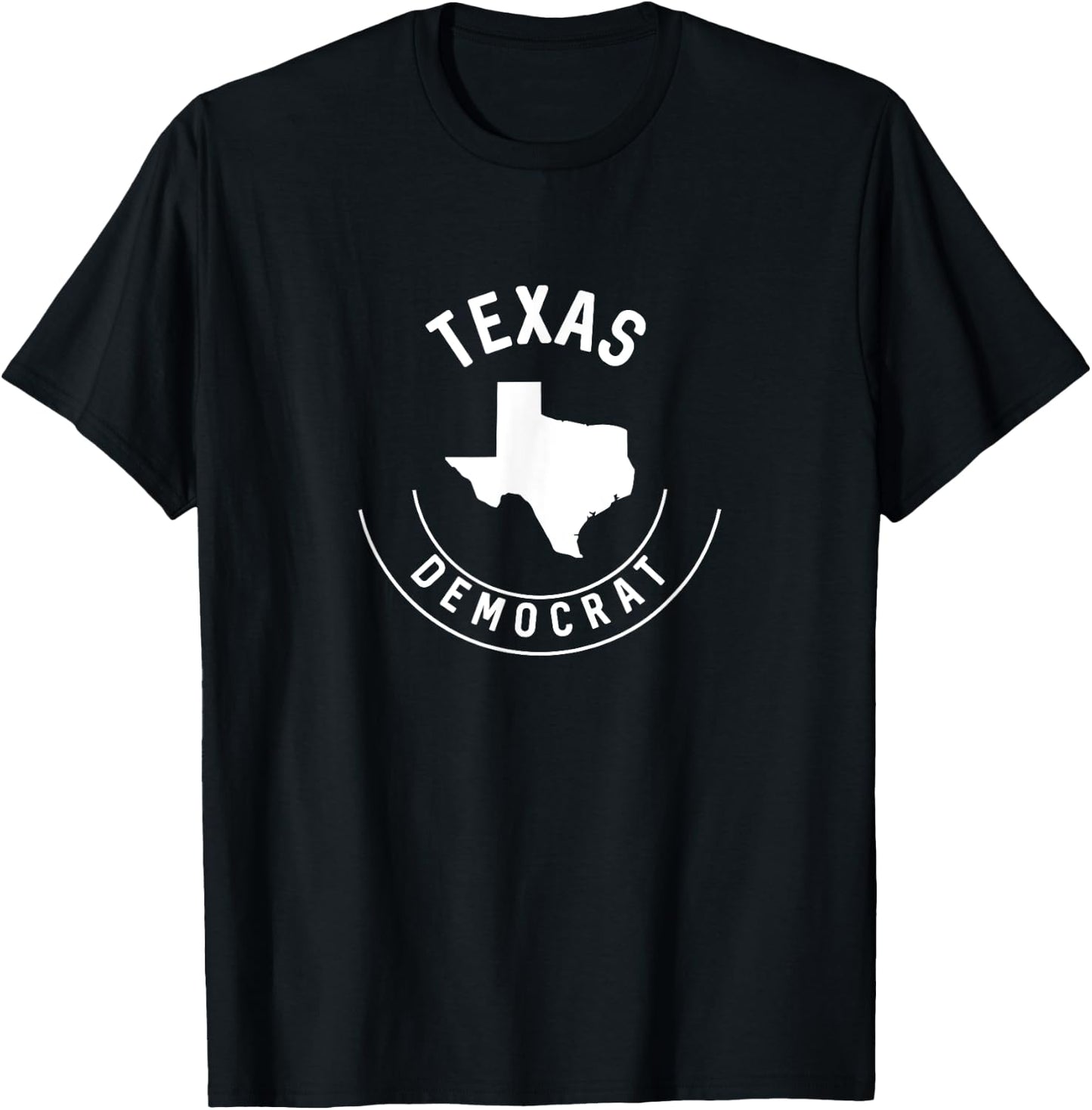 Texas Democrat Unique Vintage Stamp Design T-Shirt - T-Shirt | Black