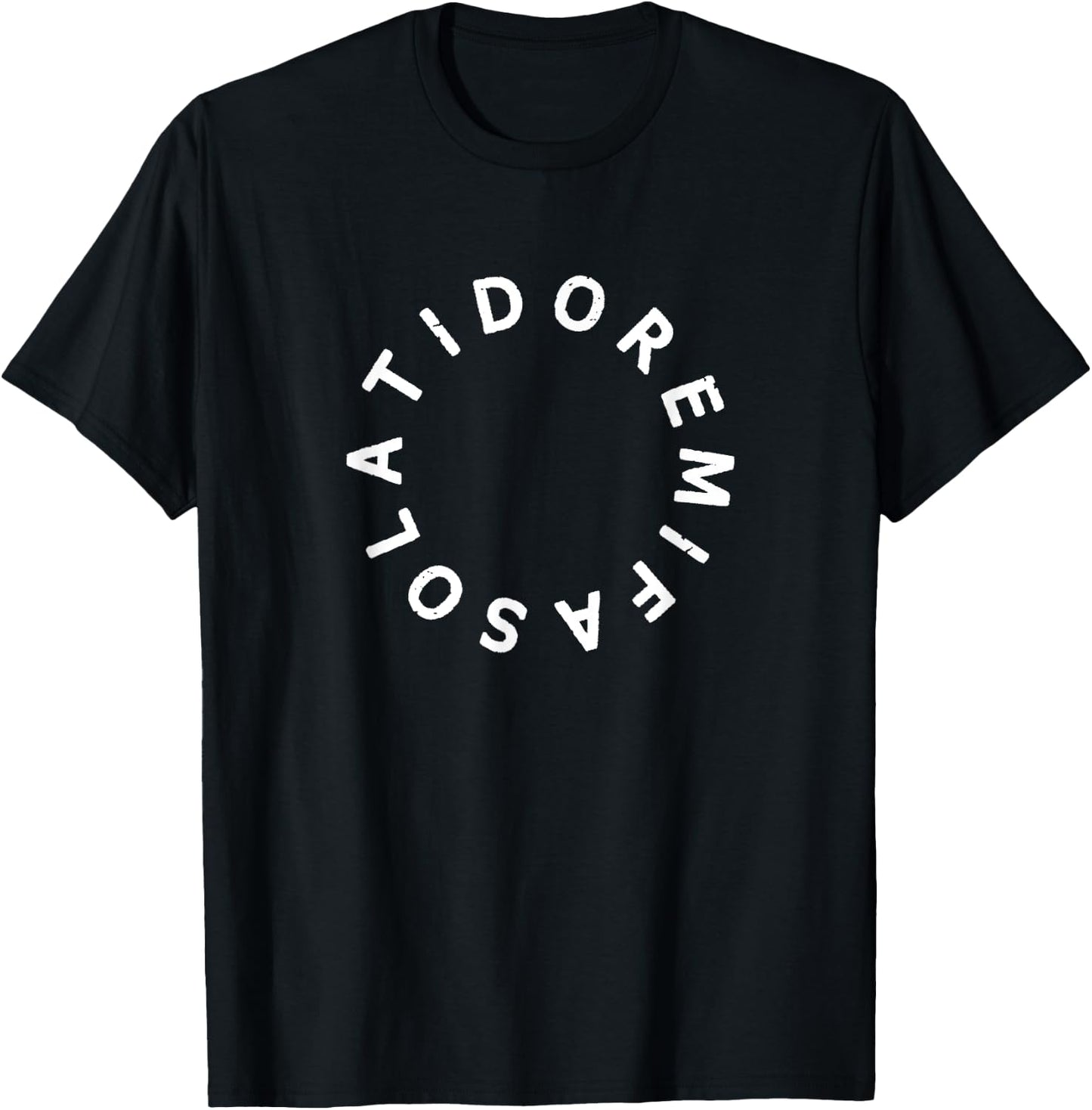 Do Re Mi Fa So La Ti Do Solfeggio Circle T-Shirt - T-Shirt | Black