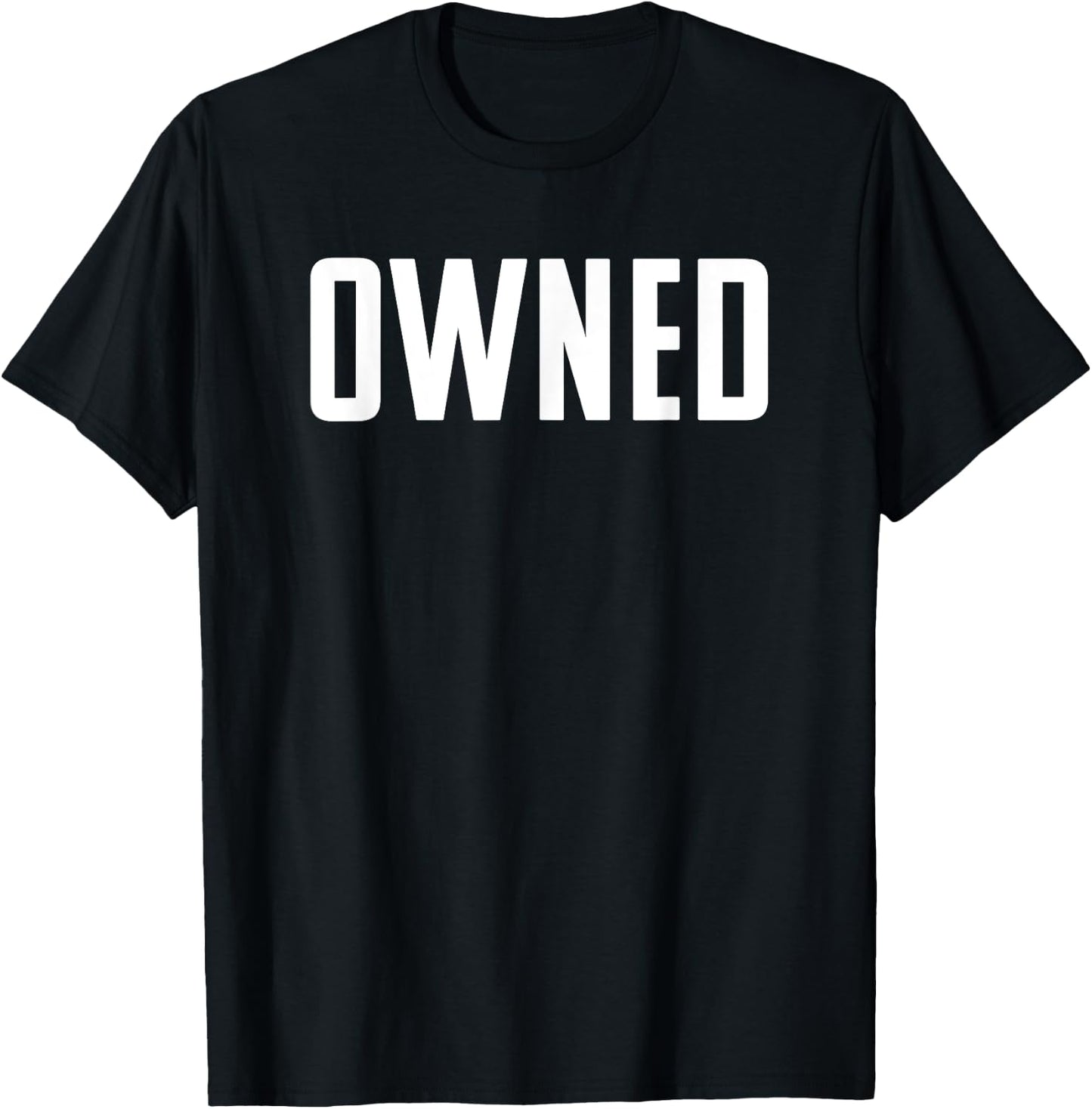 OWNED Naughty BDSM Submissive Kink T-Shirt - T-Shirt | Black