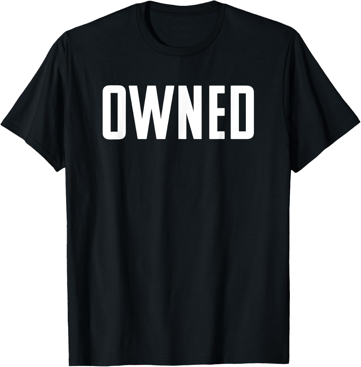 OWNED Naughty BDSM Submissive Kink T-Shirt - T-Shirt | Black