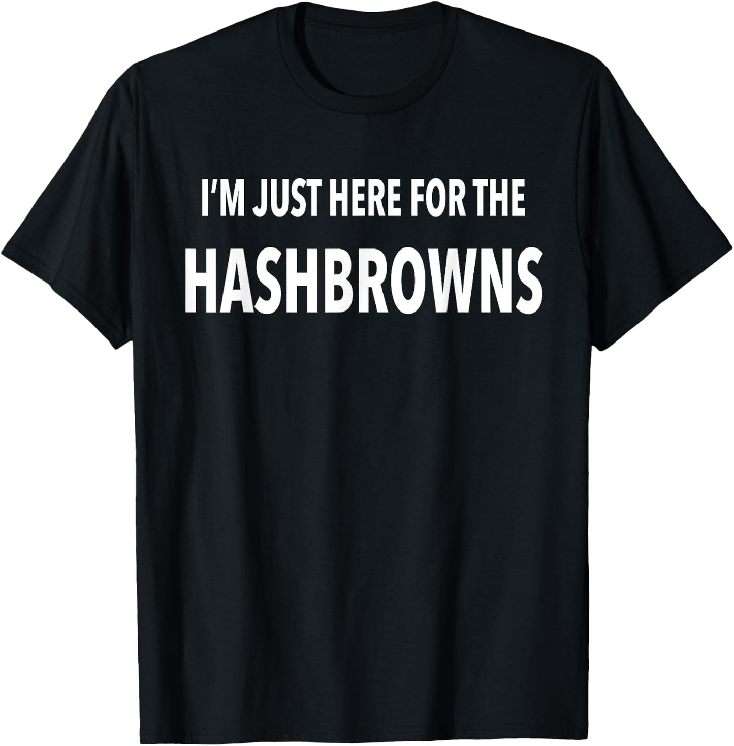 Funny Hashbrown Gift T Shirt T-Shirt - T-Shirt | Black