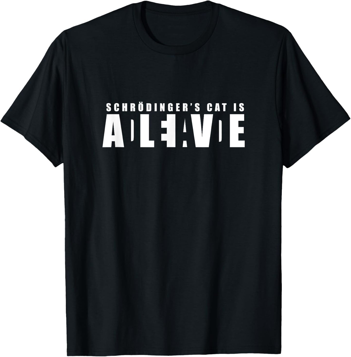 Sheldon Schroedinger's Cat - Dead AND Alive T-Shirt - T-Shirt | Black