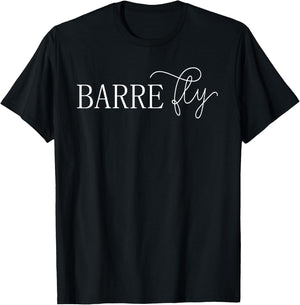 Barre Fly Workout Method Shirt Yoga Ballet Exercise Fun T-Shirt - T-Shirt | Black