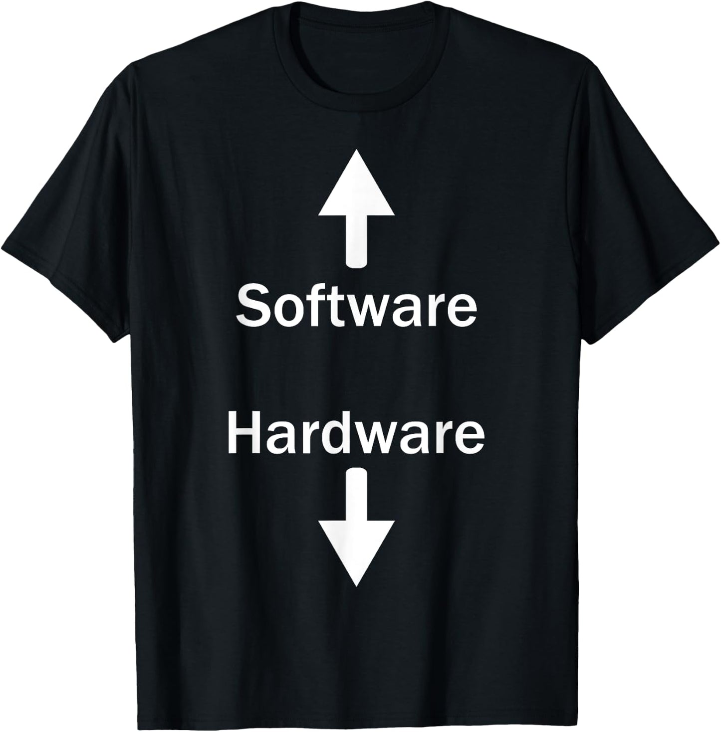 Software & Hardware T-Shirt - T-Shirt | Black
