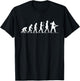 Guitar Evolution Funny Gift Rocker Guitar Player T-Shirt - T-Shirt | Black