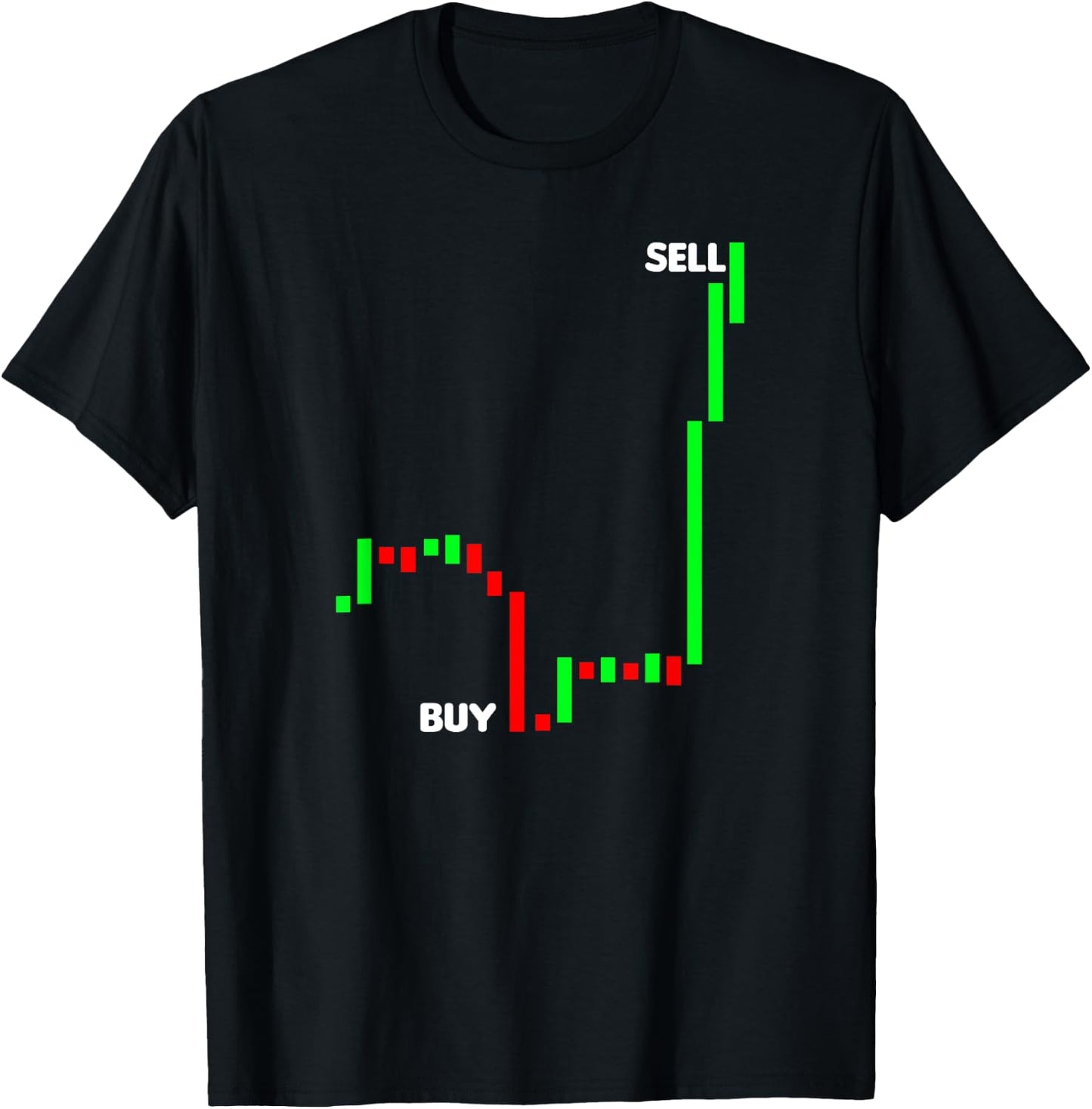 Stock Trading Shirt | Pips Buy Sell Gift T-Shirt - T-Shirt | Black