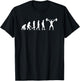 Funny weightlifting evolution gift T-Shirt - T-Shirt | Black