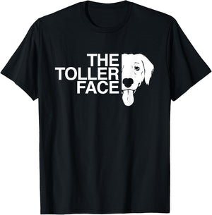 Duck Tolling Retriever Shirt - The Toller Face T-Shirt - T-Shirt | Black