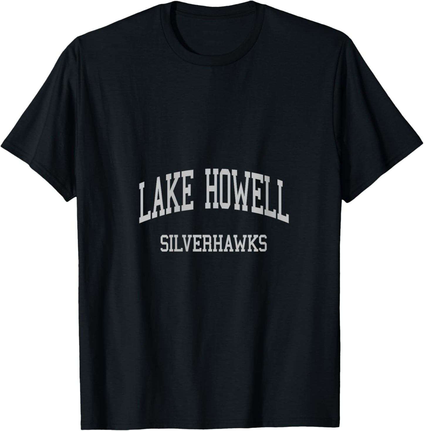 Lake Howell High School HS Winter Park FL Retro Sports V-Neck T-Shirt - T-Shirt | Black