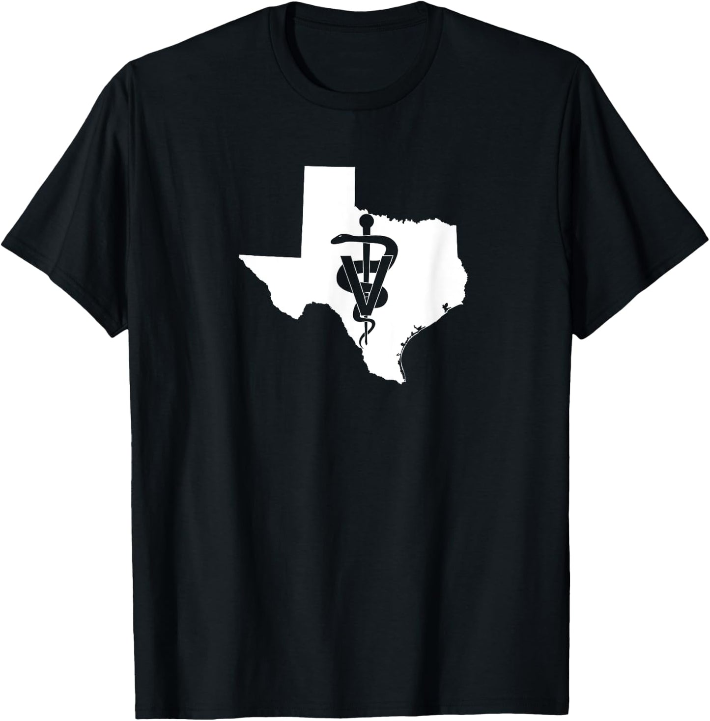 Texas Veterinary Medicine Vet Tech Clinic T-Shirt - T-Shirt | Black