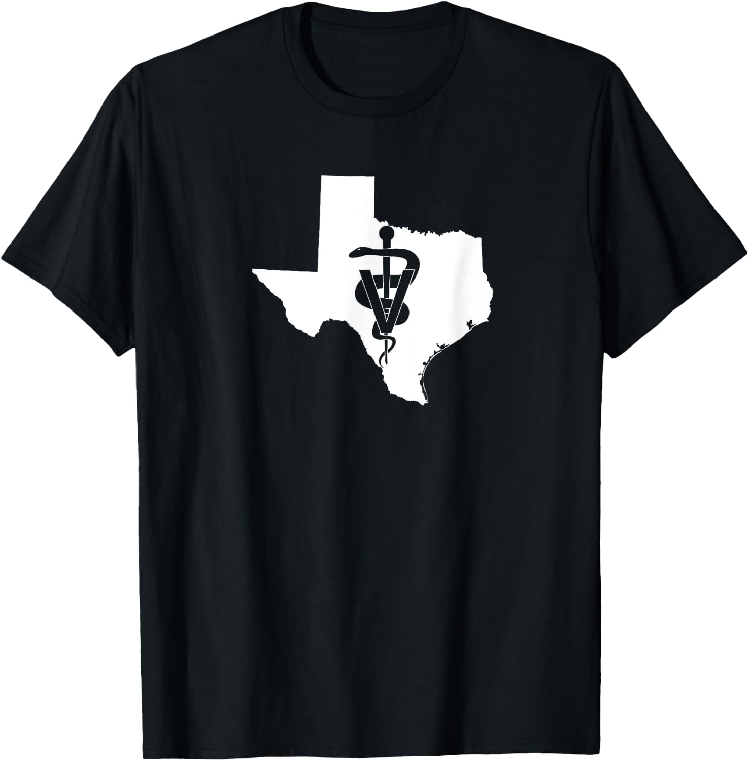 Texas Veterinary Medicine Vet Tech Clinic T-Shirt - T-Shirt | Black