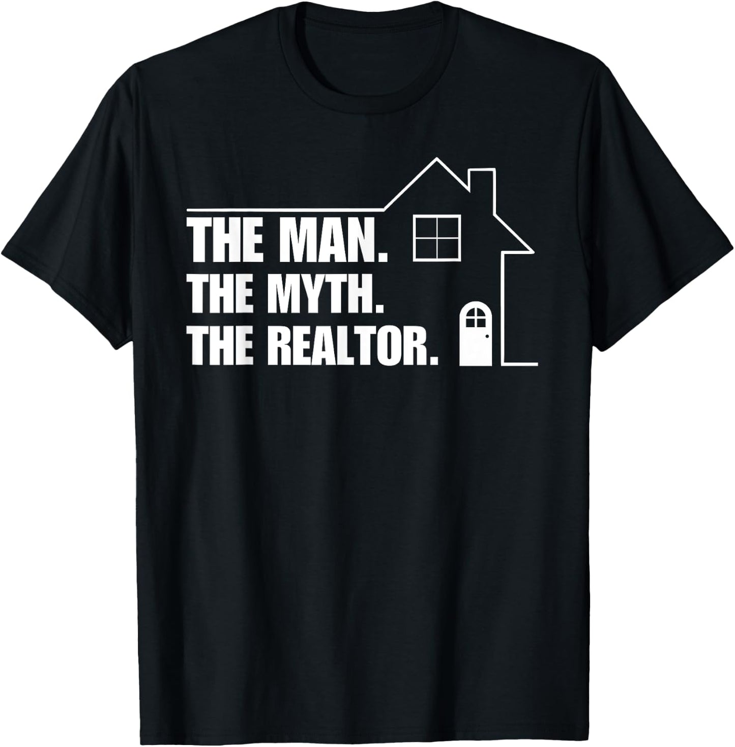 Real Estate Design For Realtor Men Real Estate Agent T-Shirt - T-Shirt | Black