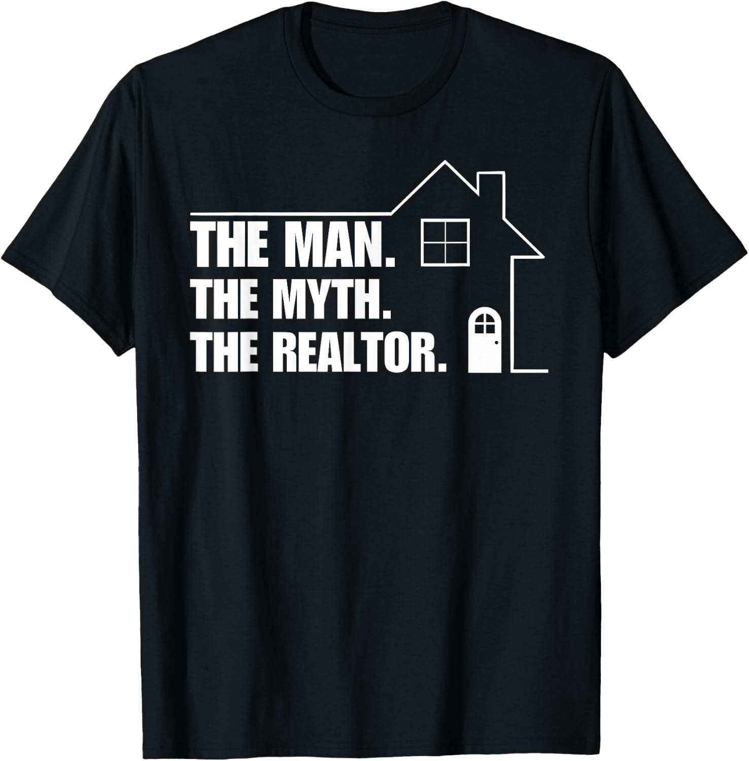 Real Estate Design For Realtor Men Real Estate Agent T-Shirt - T-Shirt | Black