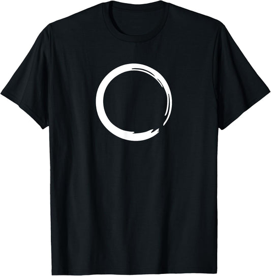 Enso, Zen, circle, symbol, Buddhism, Buddha, meditation Yoga T-Shirt - T-Shirt | Black