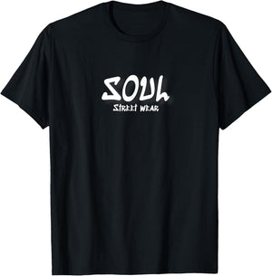 Soul front/back graffiti T-Shirt - T-Shirt | Black