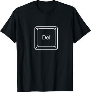 Ctrl Alt Del Shirt Group Halloween Costume Couples DEL PART T-Shirt - T-Shirt | Black