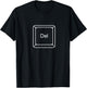Ctrl Alt Del Shirt Group Halloween Costume Couples DEL PART T-Shirt - T-Shirt | Black