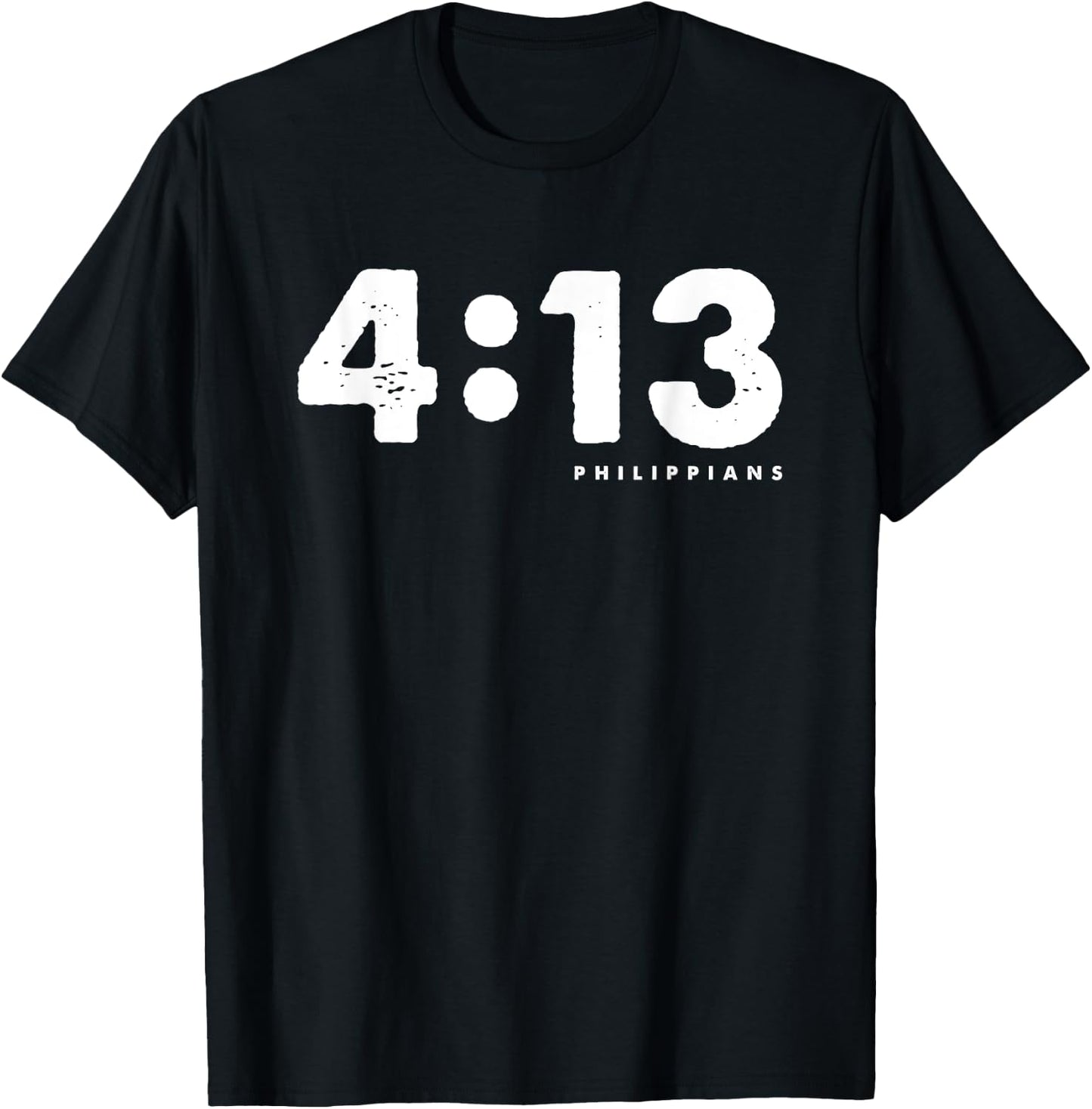 Philippians 4:13 Shirt I Can Do All Things Through Christ T-Shirt - T-Shirt | Black