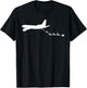 Refueling Santa's Sleigh Funny Christmas Airplane T-Shirt - T-Shirt | Black