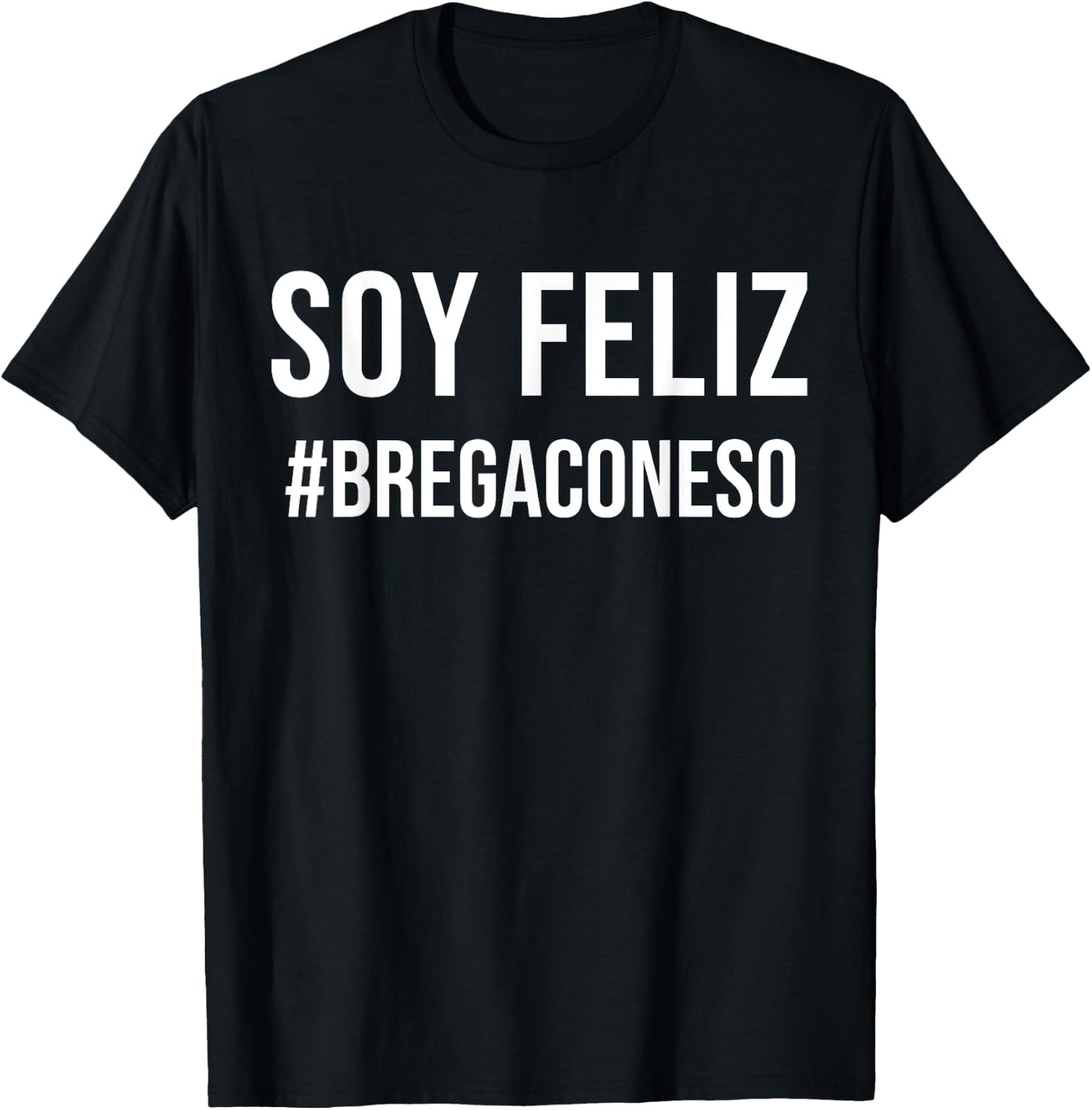 Soy Feliz Happiness Spanish Puerto Rico Funny T-Shirt - T-Shirt | Black