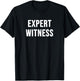Expert Witness T-Shirt - T-Shirt | Black