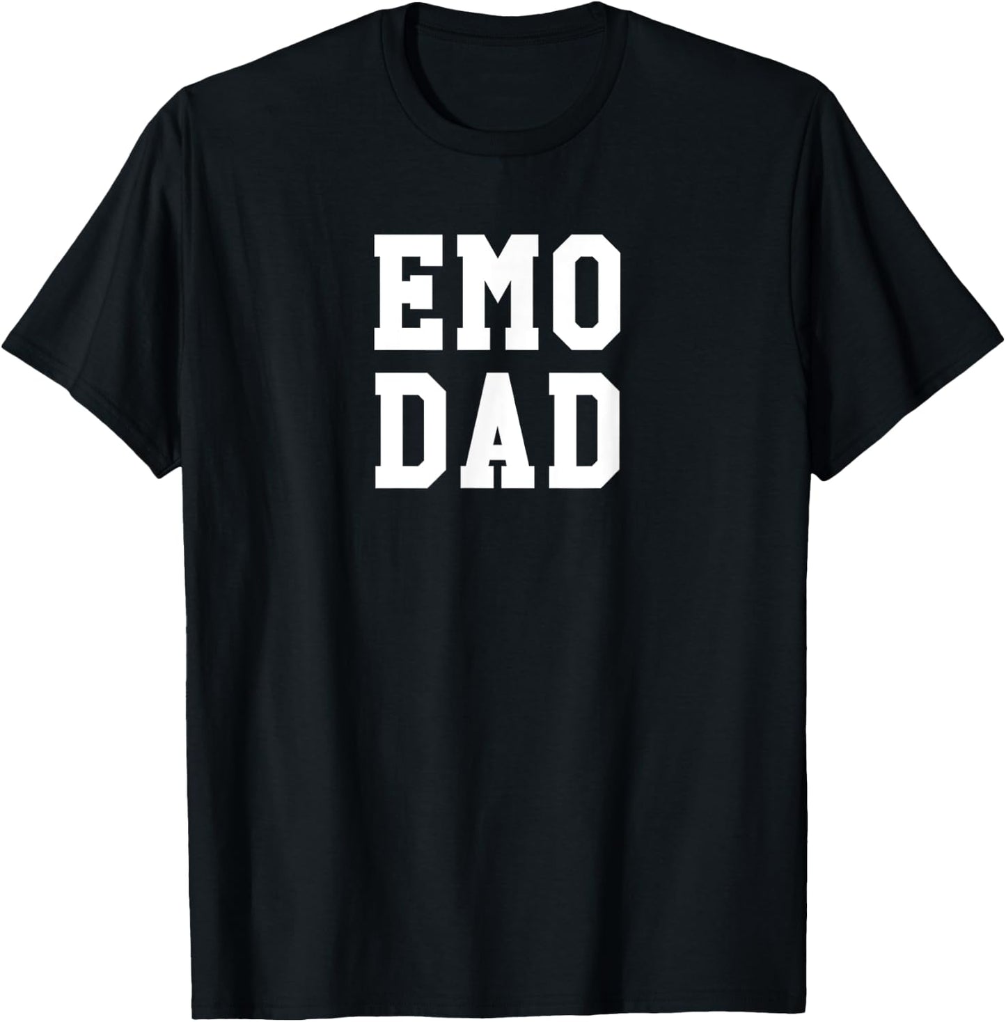 Funny Emo Dad Shirt | Goth Punk Music Scene Father T-Shirt - T-Shirt | Black