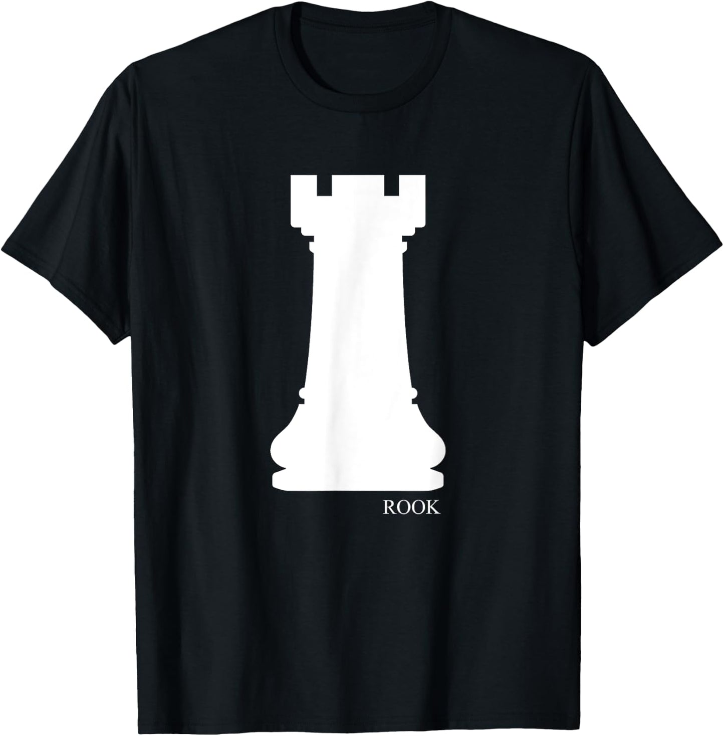 Rook Chess Piece Group Costume Chess Club Chess Board T-Shirt - T-Shirt | Black
