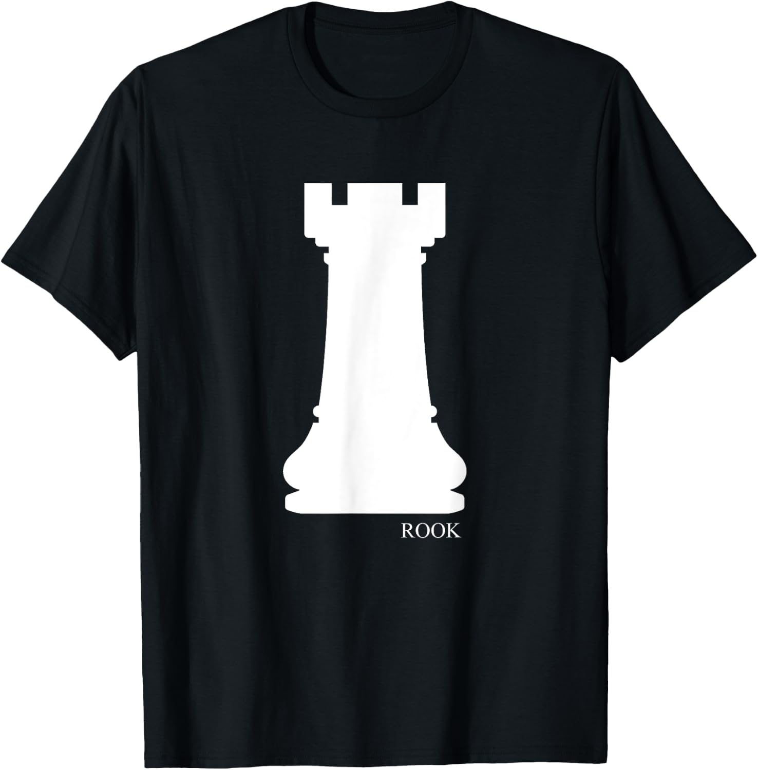 Rook Chess Piece Group Costume Chess Club Chess Board T-Shirt - T-Shirt | Black