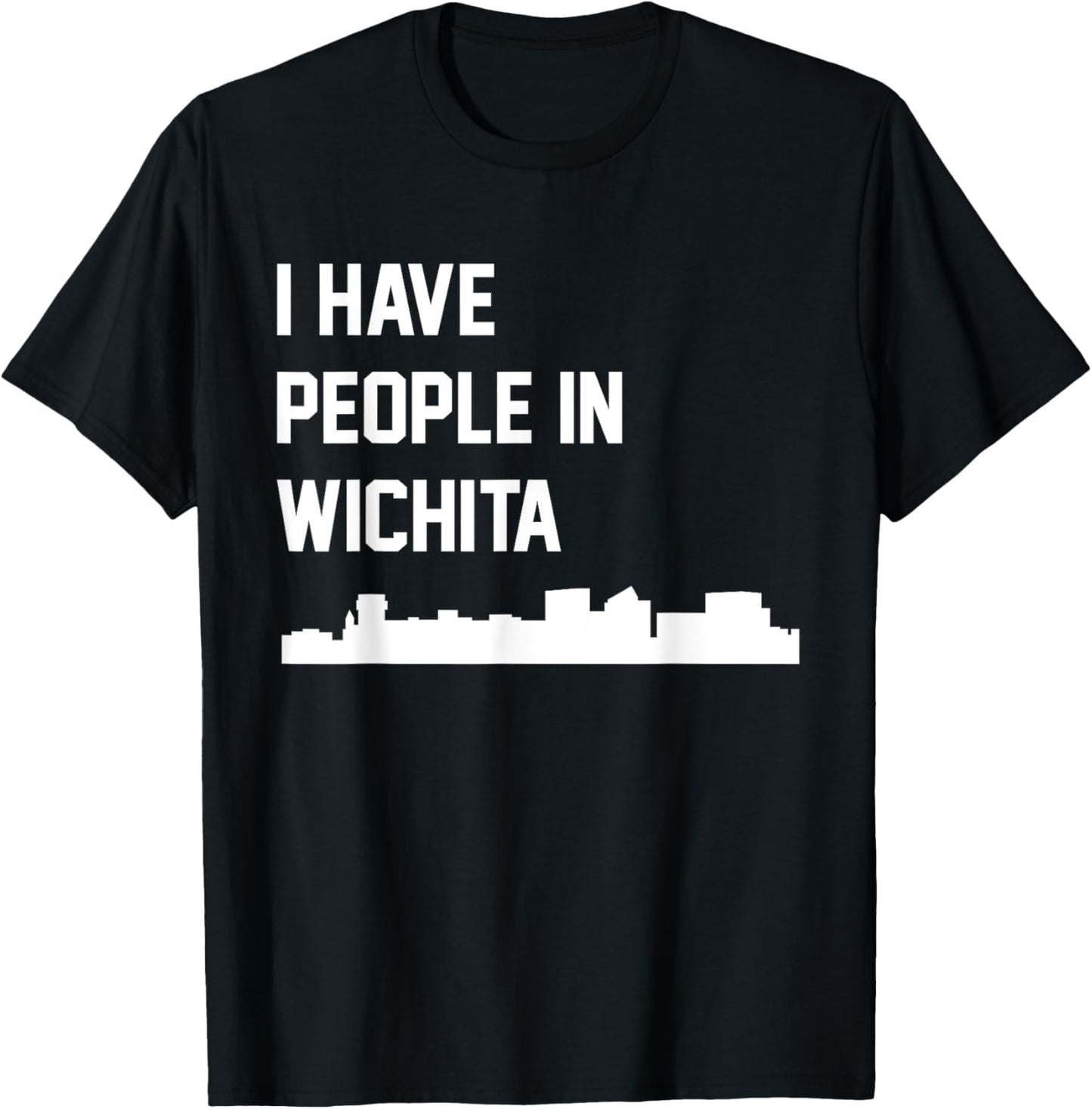Wichita Kansas T-Shirt - T-Shirt | Black