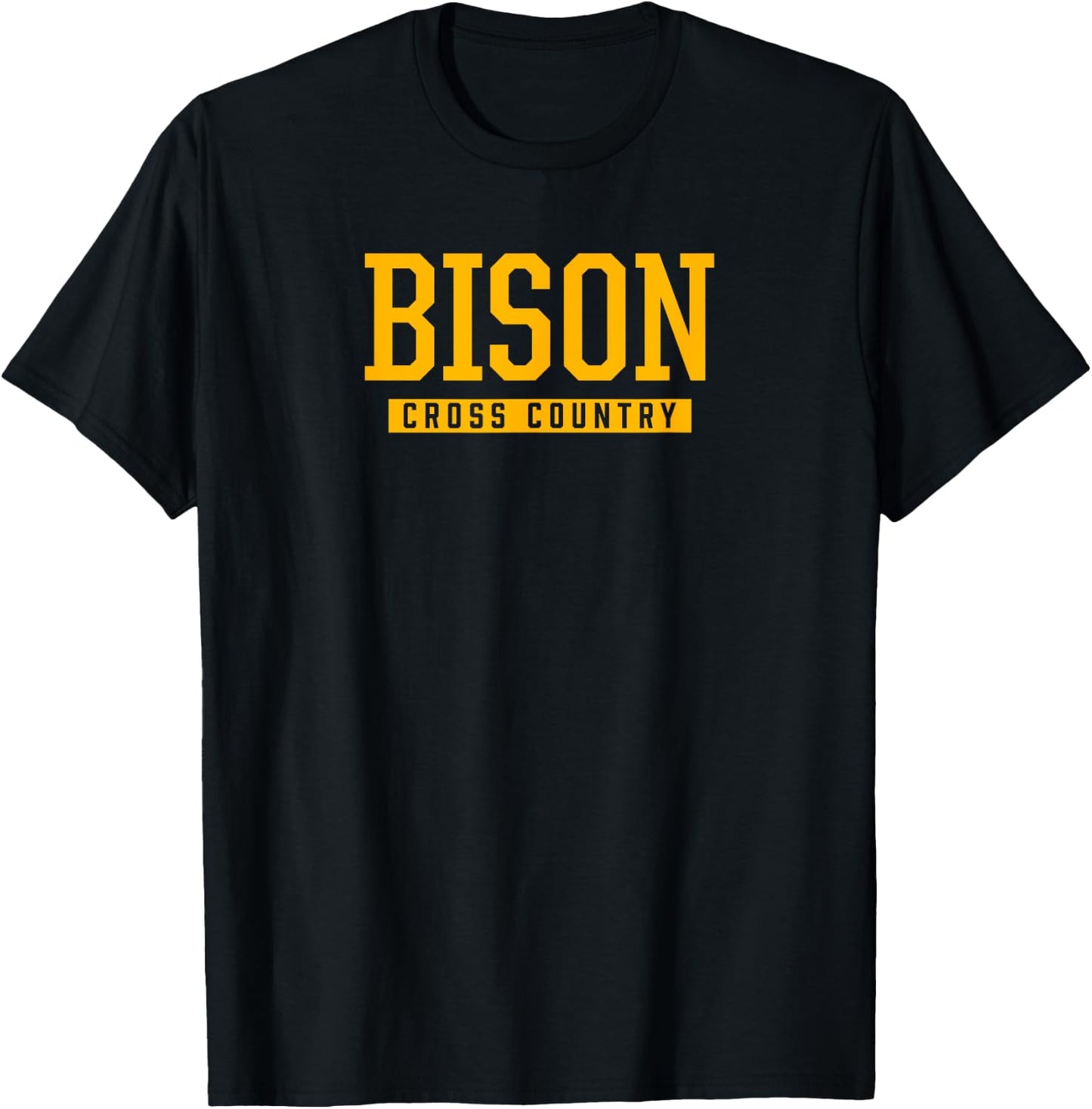 Buffalo Gap Bison Cross Country HS T-Shirt - T-Shirt | Black