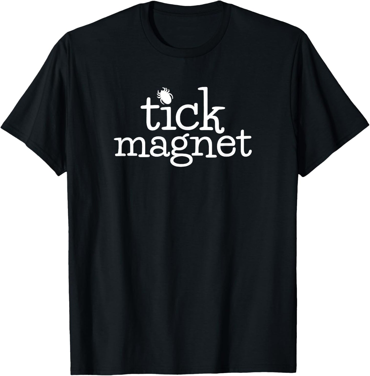 Tick Magnet Fun Summer Novelty T-Shirt - T-Shirt | Black