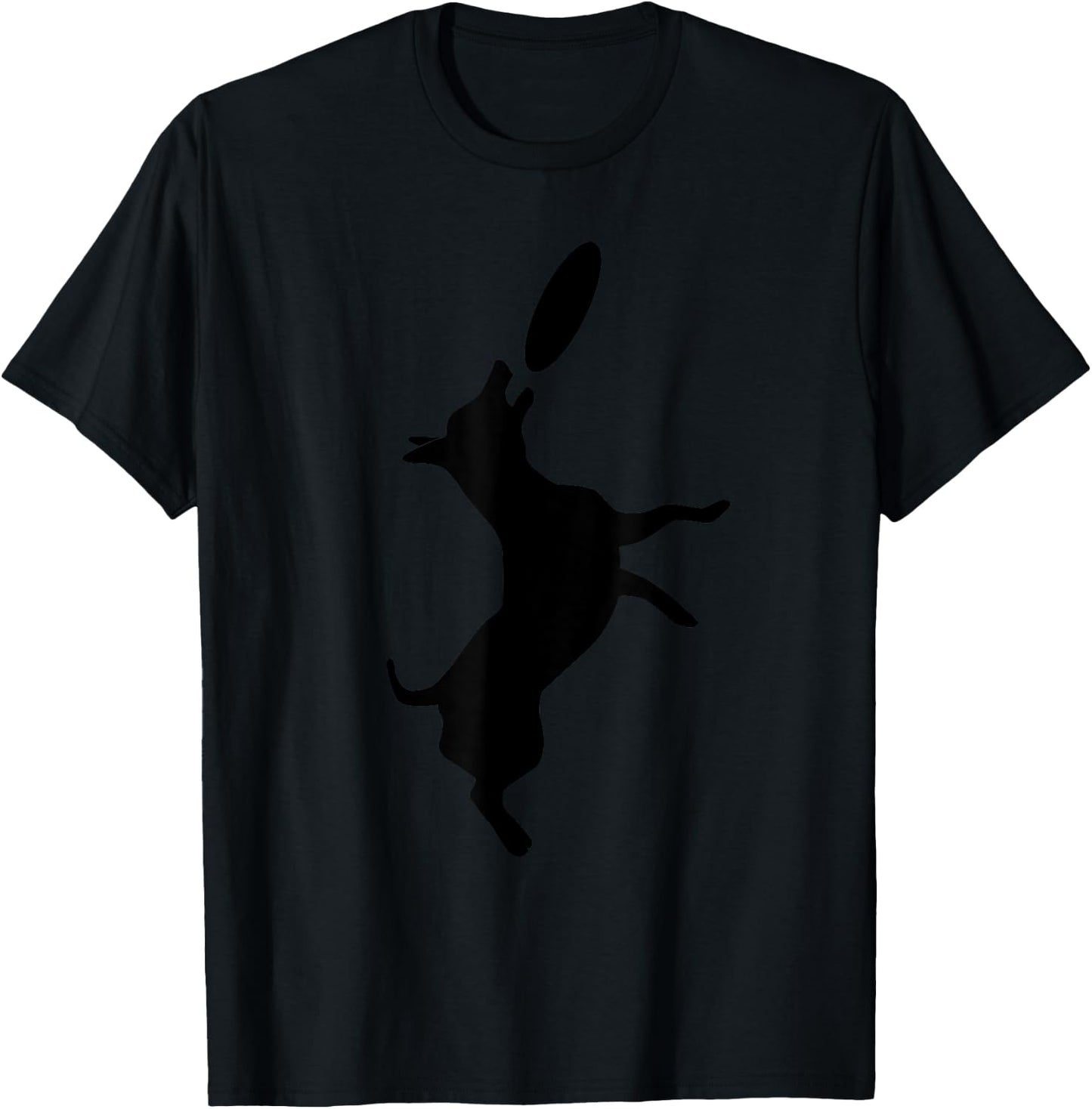Dog, Pet, Canine | Frisbee T-Shirt - T-Shirt | Black