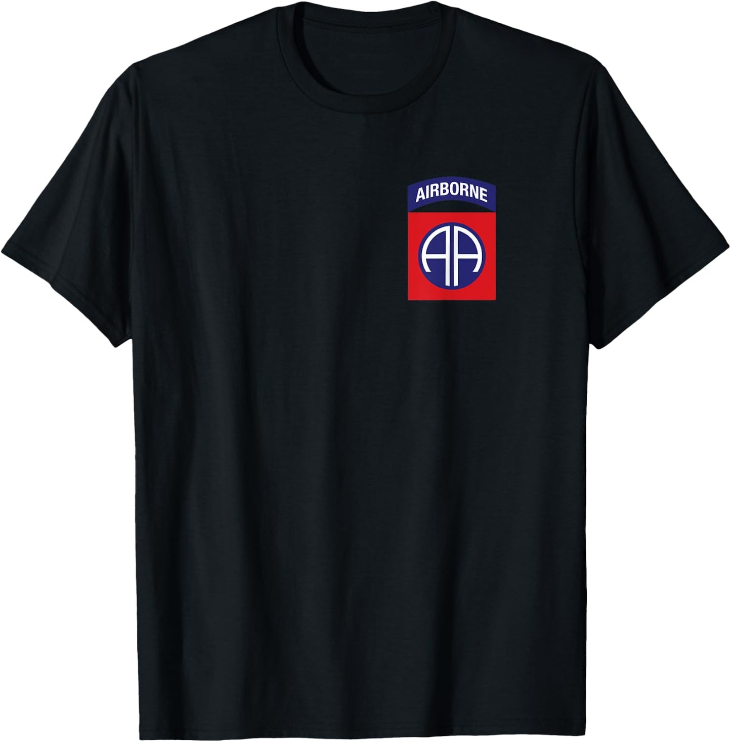 Never Underestimate An Old Man Who Is Also An 82nd Airborne T-Shirt - T-Shirt | Black