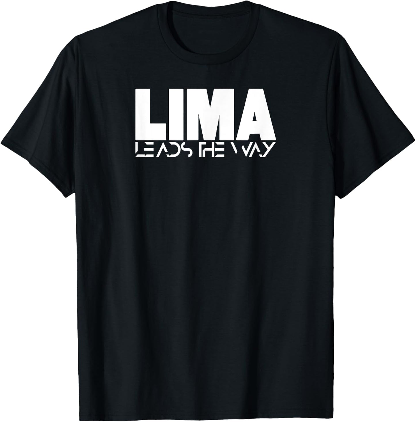 Lima Leads the Way South Carolina Military College T-Shirt - T-Shirt | Black