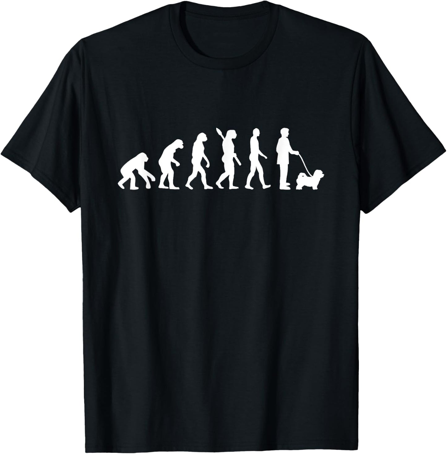 Maltipoo evolution T-Shirt - T-Shirt | Black