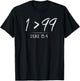 He Left The 99 To Rescue Me Christian Shirt Luke Sheep Gift T-Shirt - T-Shirt | Black