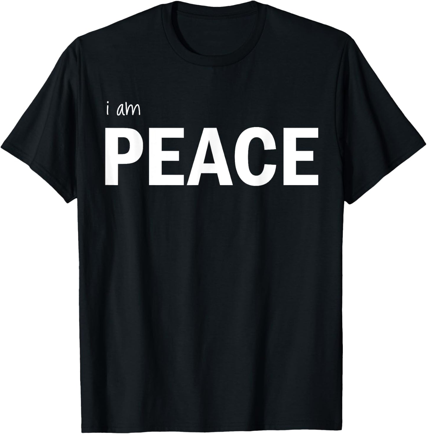 How to Meditate I am Peace Mindfulness Gift Yoga T-Shirt - T-Shirt | Black
