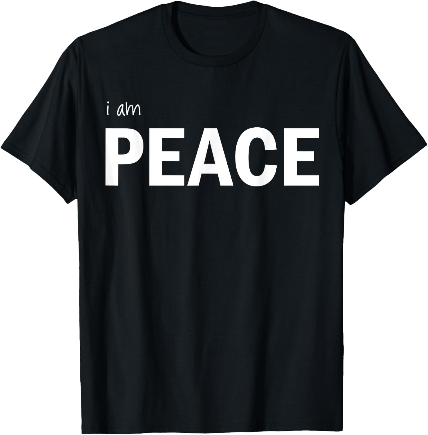 How to Meditate I am Peace Mindfulness Gift Yoga T-Shirt - T-Shirt | Black