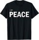 How to Meditate I am Peace Mindfulness Gift Yoga T-Shirt - T-Shirt | Black