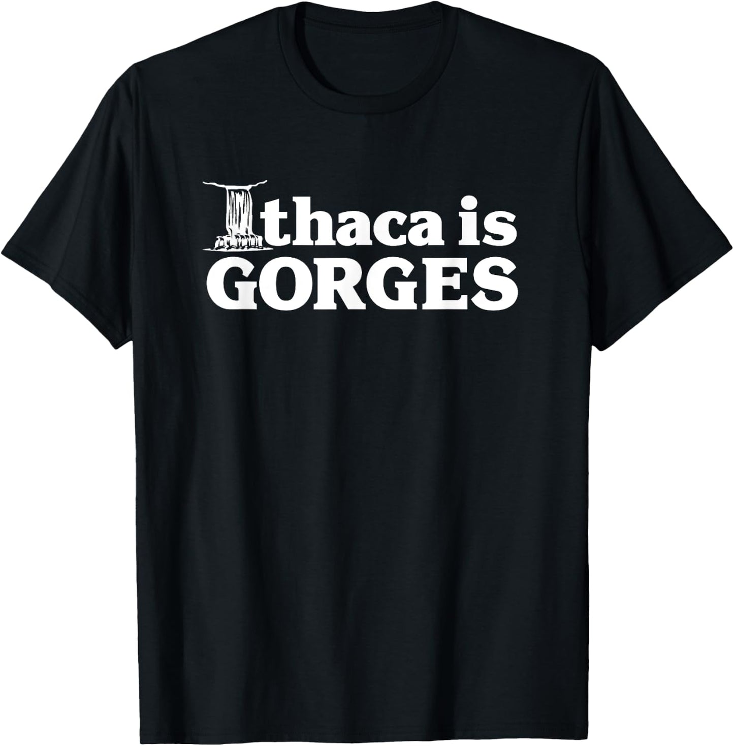 Ithaca is Gorges Classic T-Shirt - T-Shirt | Black