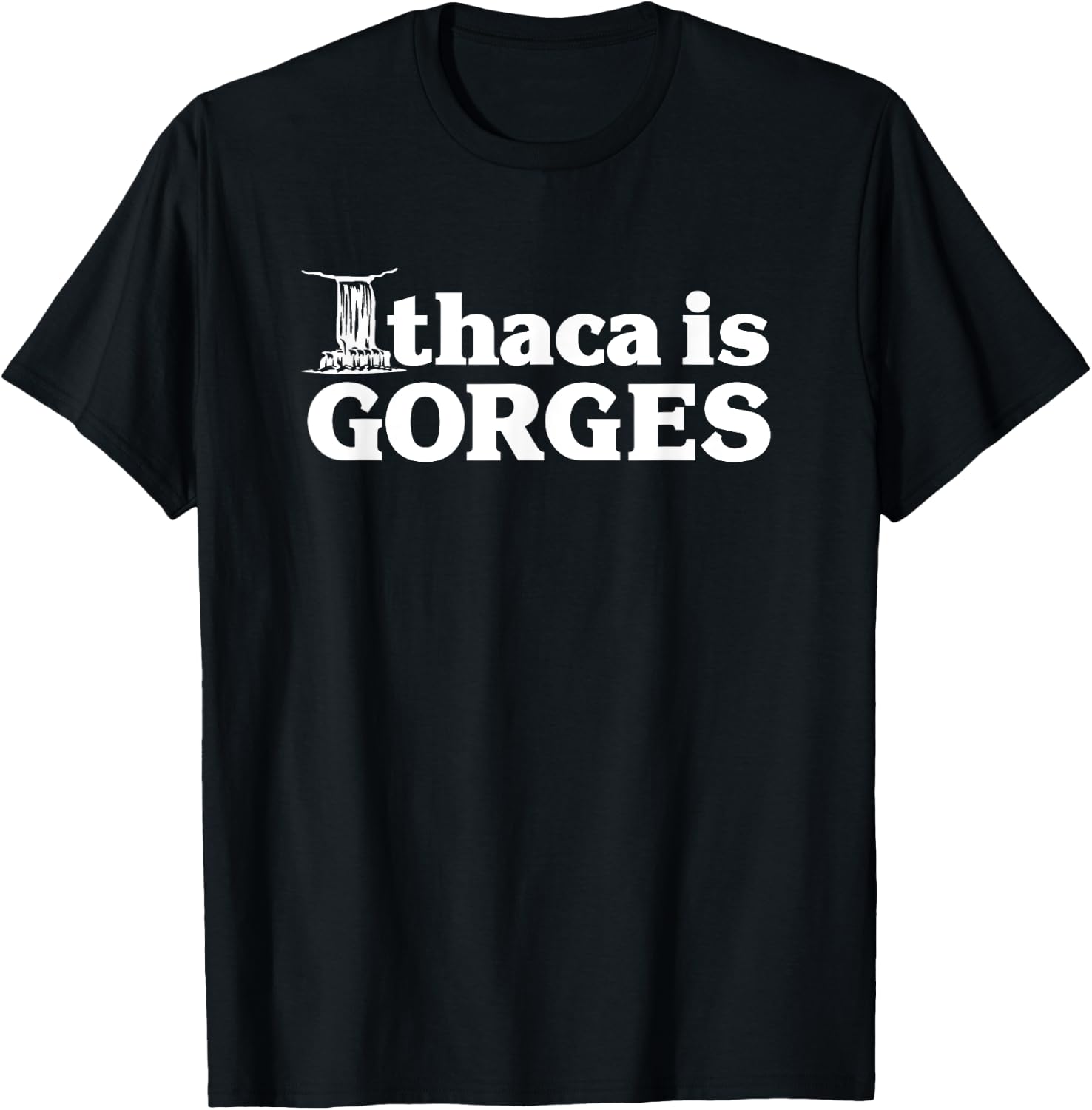Ithaca is Gorges Classic T-Shirt - T-Shirt | Black
