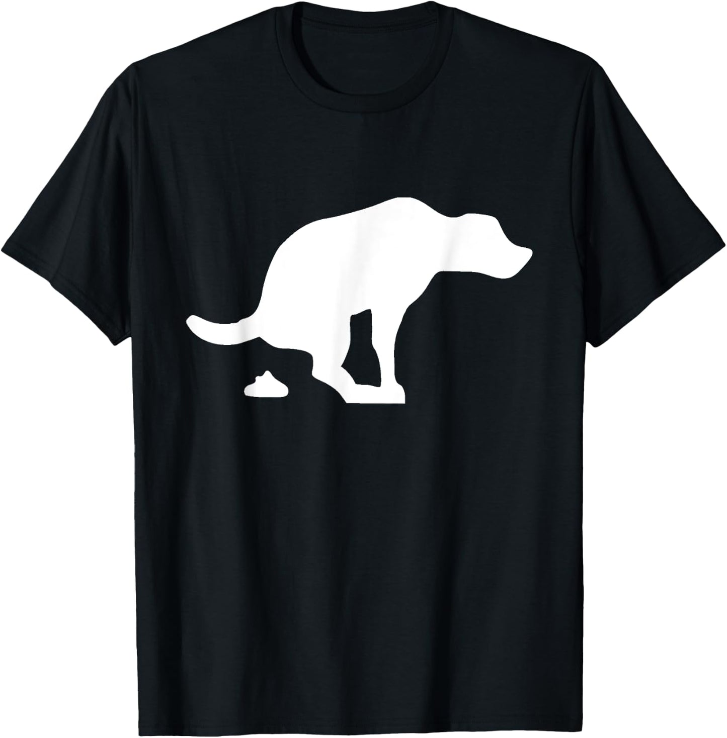 Dog Poop Lover Puppy Funny T-Shirt - T-Shirt | Black