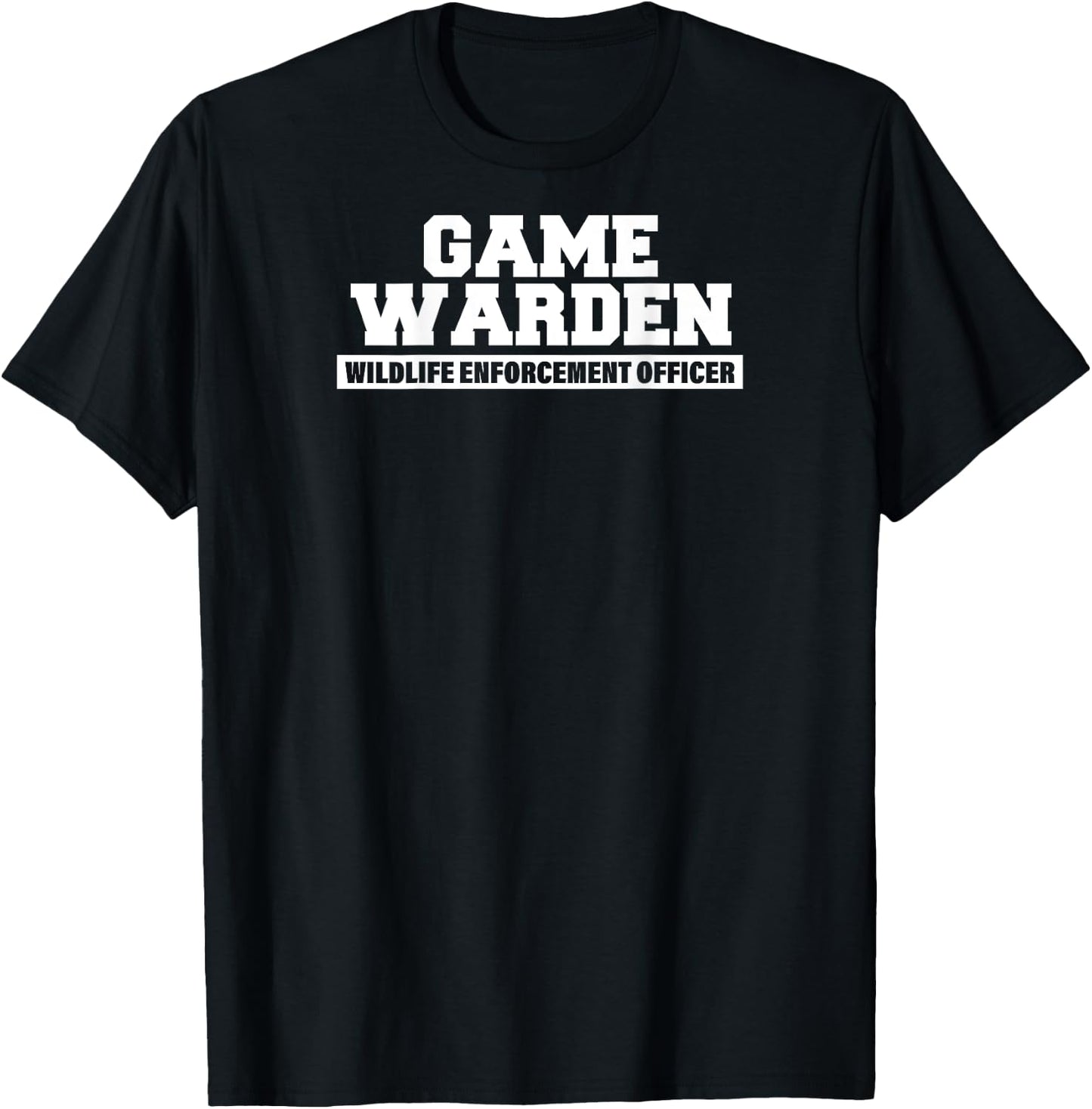Wildlife Enforcement Officer Agent Uniform T-Shirt - T-Shirt | Black