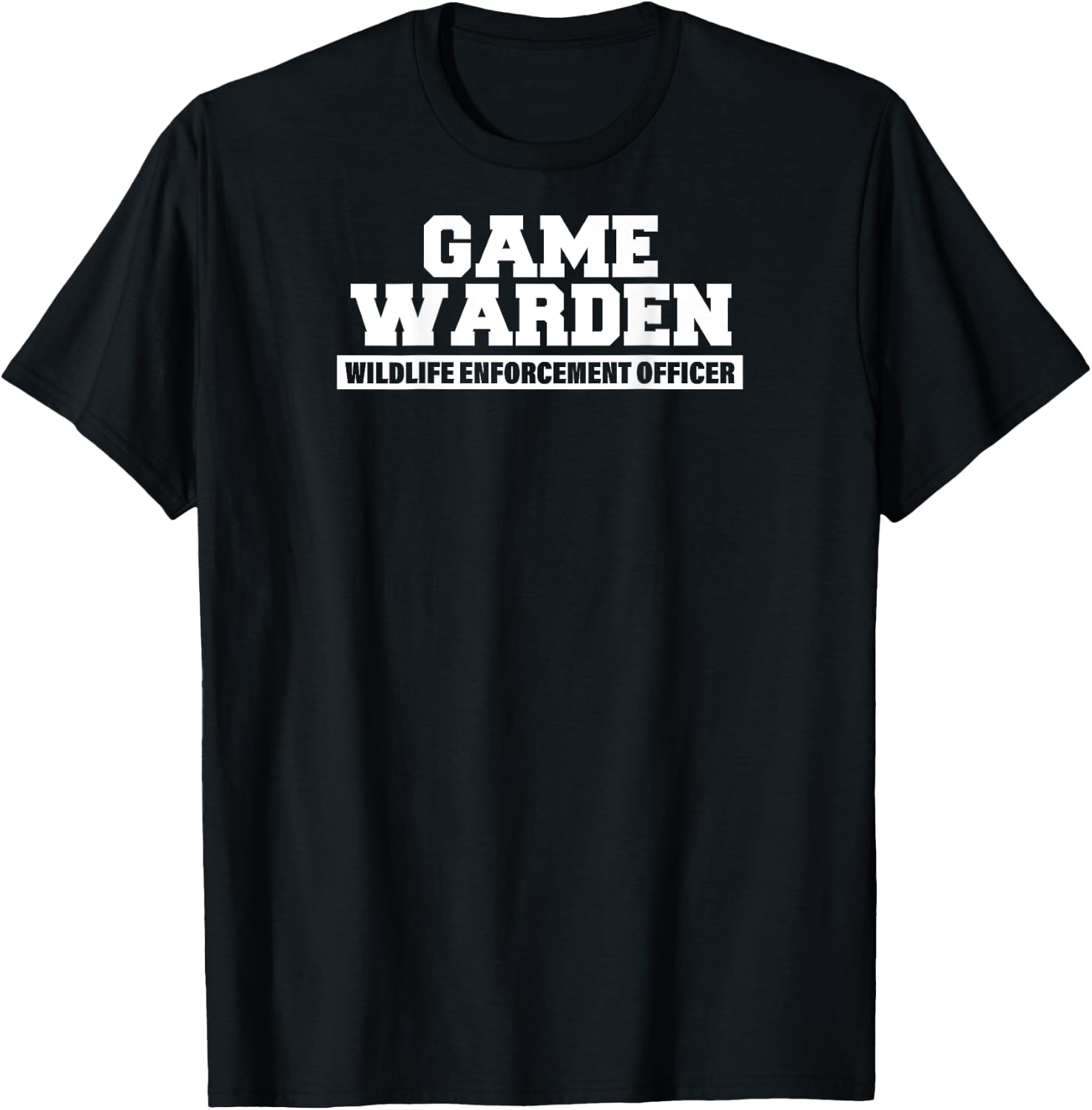 Wildlife Enforcement Officer Agent Uniform T-Shirt - T-Shirt | Black